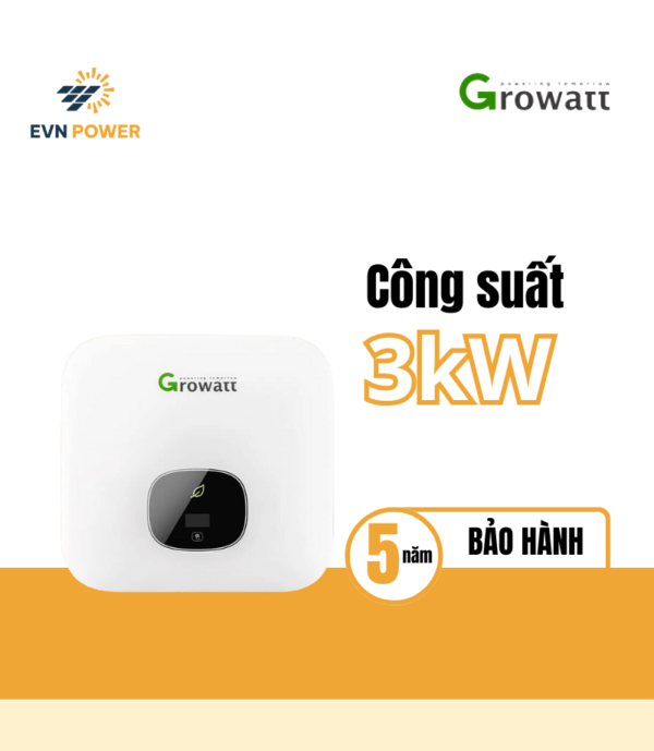 Biến tần Growatt 3KW