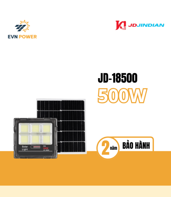 Đèn năng lượng mặt trời 500W JD-18500