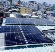 Hệ thống điện mặt trời lưu trữ 5KW - Âu Cơ, Quận Tân Bình, Tp. HCM