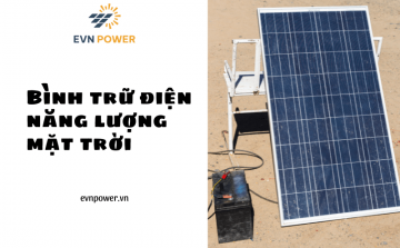 bình trữ điện năng lượng mặt trời