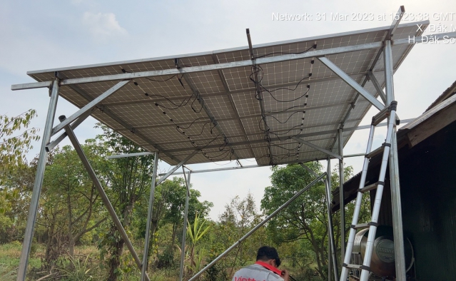 Hệ thống điện mặt trời lưu trữ 5KW - Đắk Nông