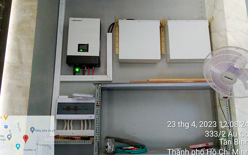 Hệ thống điện mặt trời hoà lưới 5KW - Âu Cơ, Quận Tân Bình, Tp. HCM