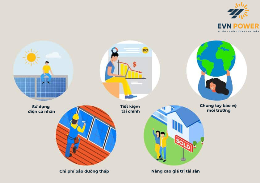 Lợi ích của việc sử dụng điện năng lượng mặt trời