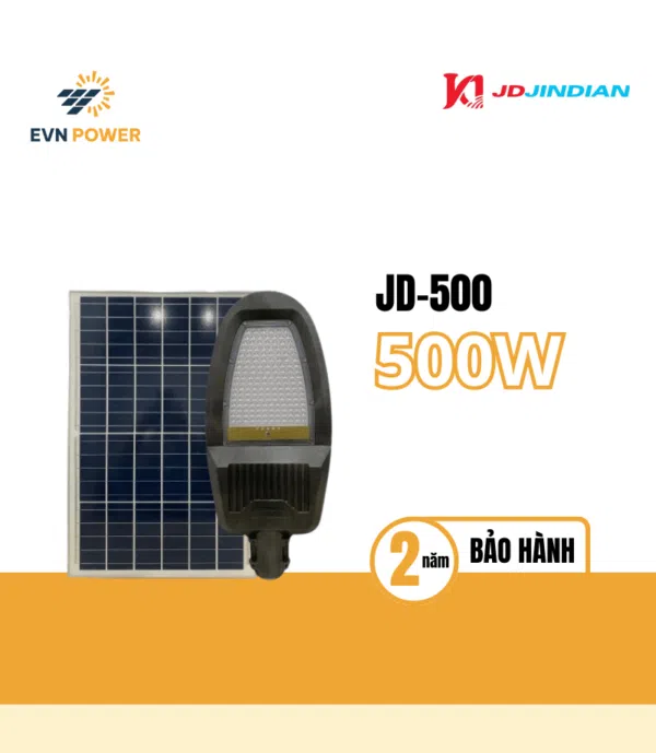 Đèn năng lượng mặt trời 500W JD500