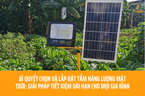 đèn năng lượng mặt trời 100w